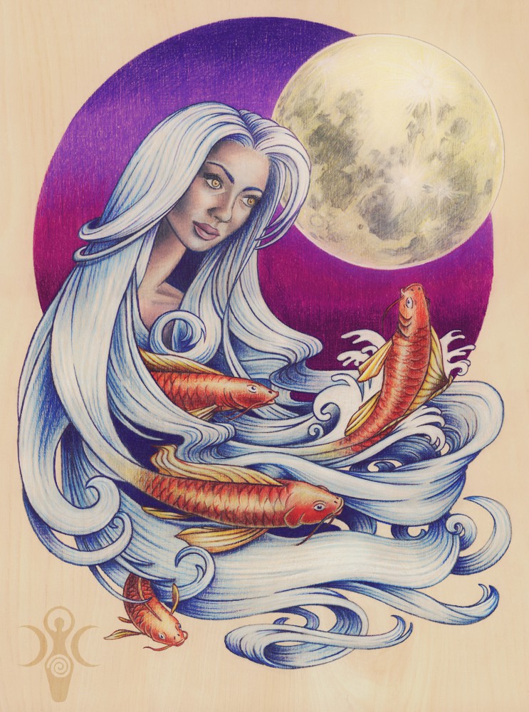 S-Original-Art-Moon-Fish lauren yurkovich